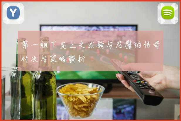 第一组下克上之龙骑与尼鹰的传奇对决与策略解析