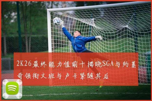 2K26最终能力值前十揭晓SGA与约基奇领衔文班与卢卡紧随其后